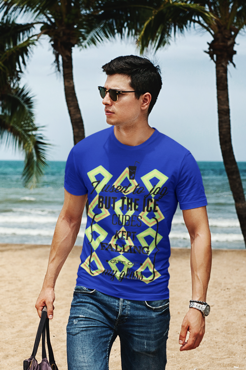 Printed T-Shirt - Regular Men - I Used to Jog