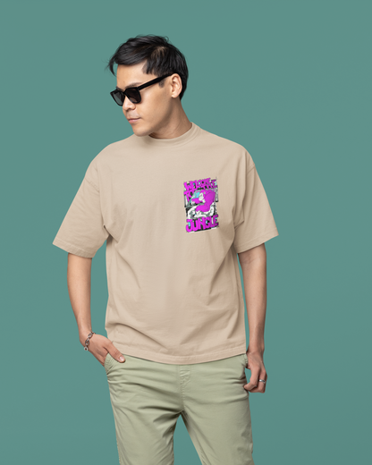 Oversized T- Shirt Men - Welcome to the Jungle