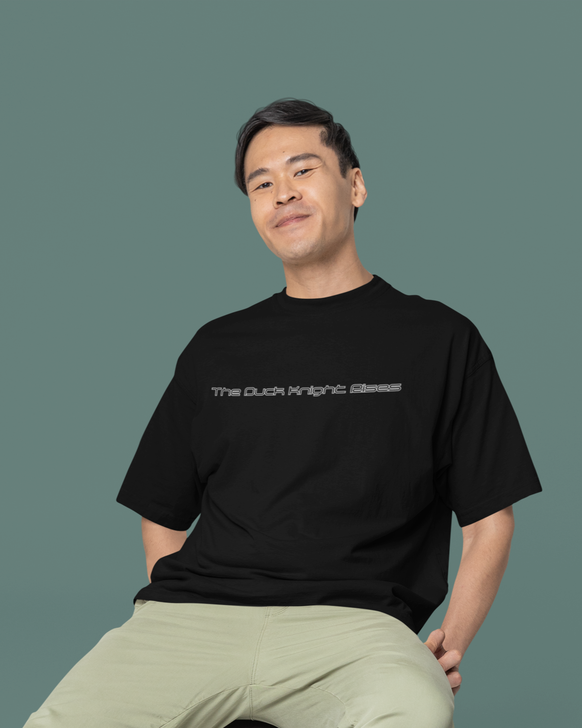 Oversized T- Shirt Men - The Duck Knight Rises