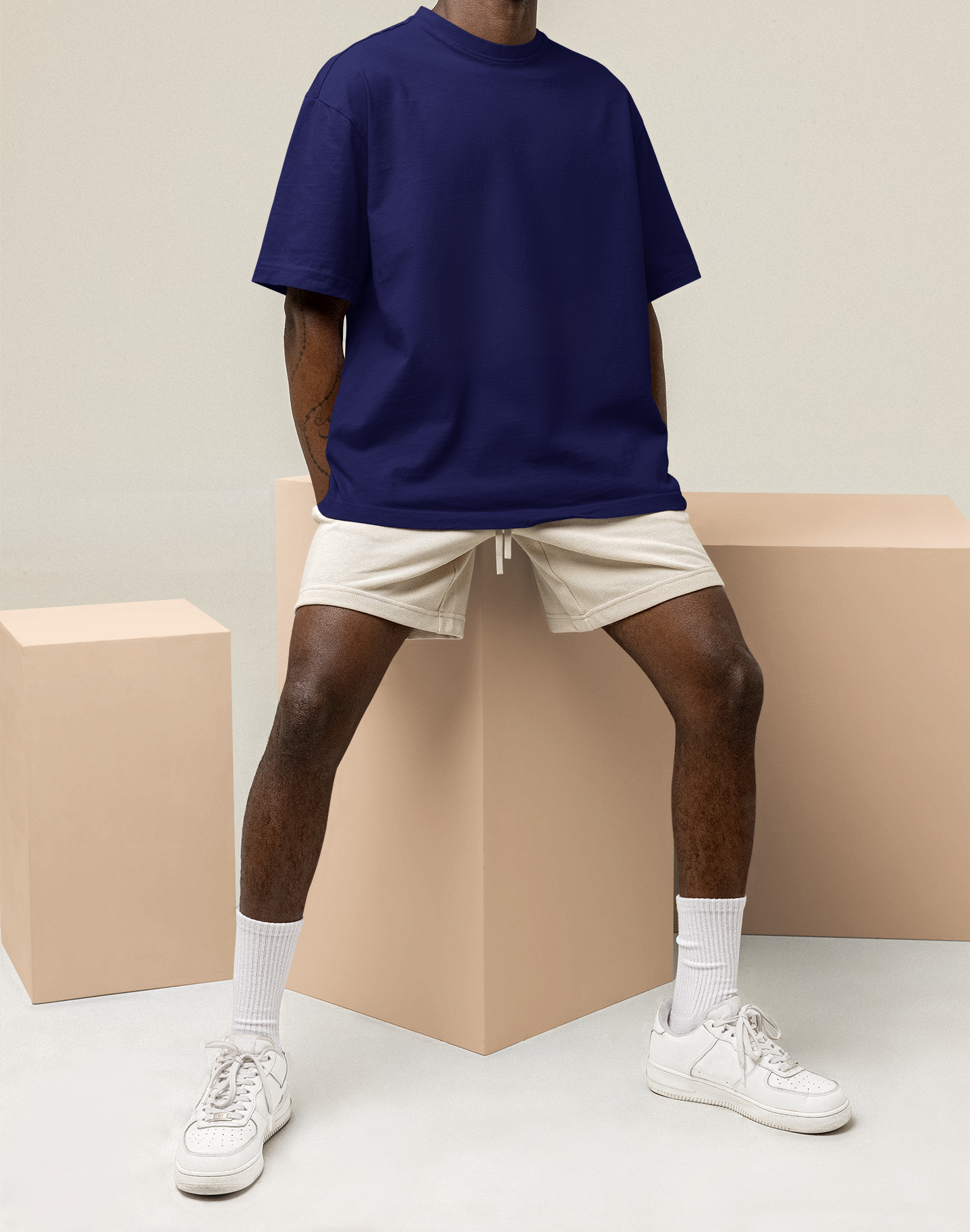 Oversized T- Shirt Men - Just Hanging Around Tee Fusion