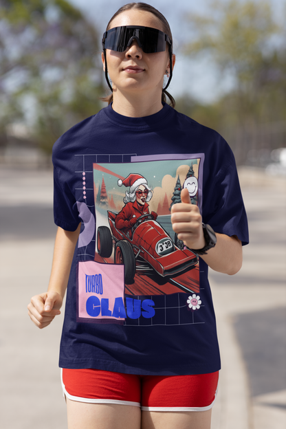 Oversized T- Shirt Women - Turbo Claus