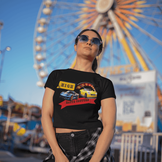 Printed T-Shirt - Crop Tops - High Octane