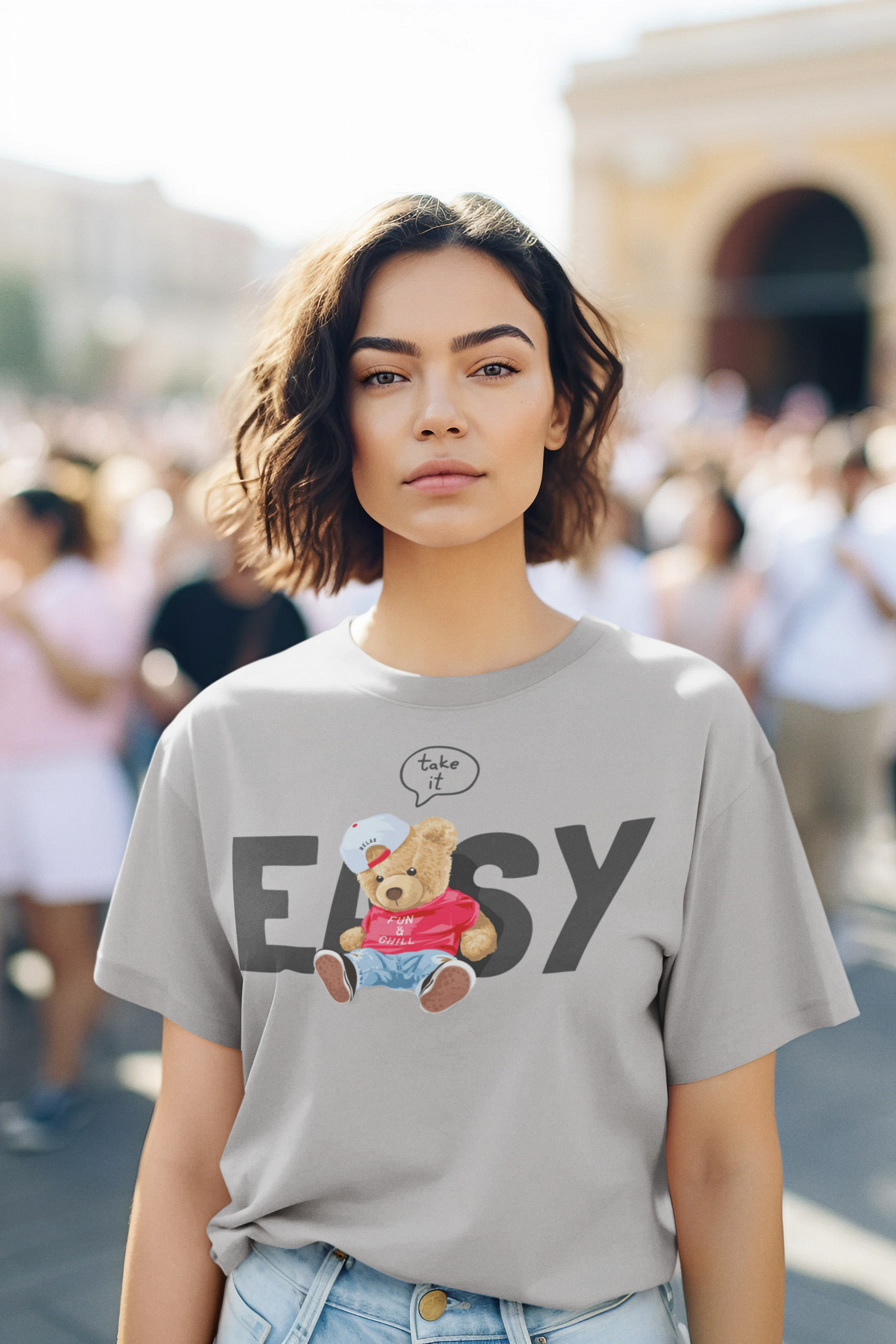 Printed T-Shirt - Regular Women - Take It Easy Tee Fusion