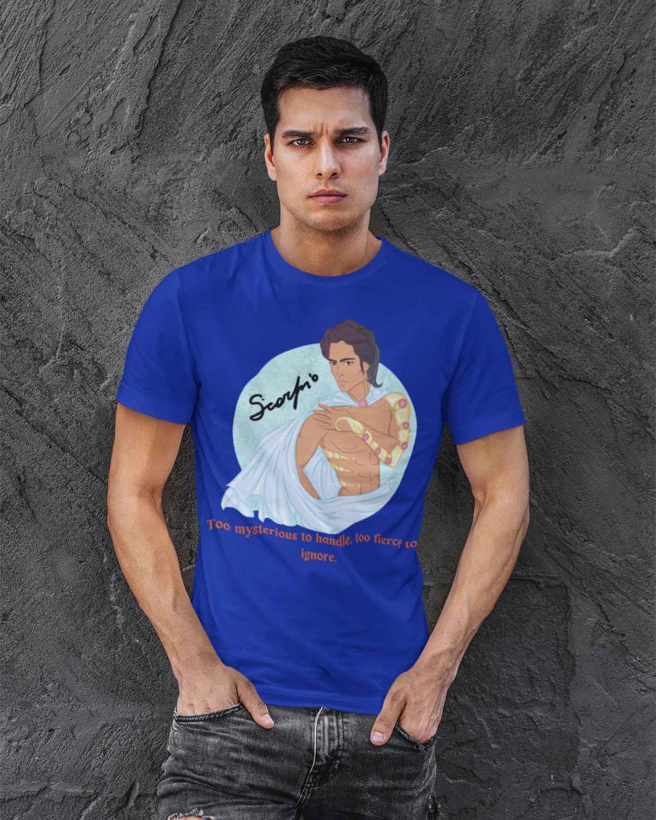 Printed T-Shirt - Regular Men - Scorpio