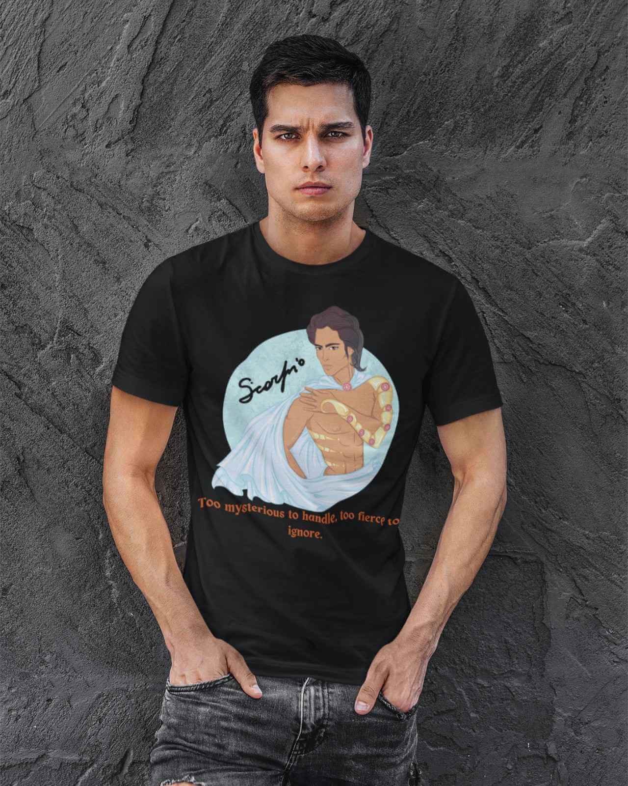 Printed T-Shirt - Regular Men - Scorpio