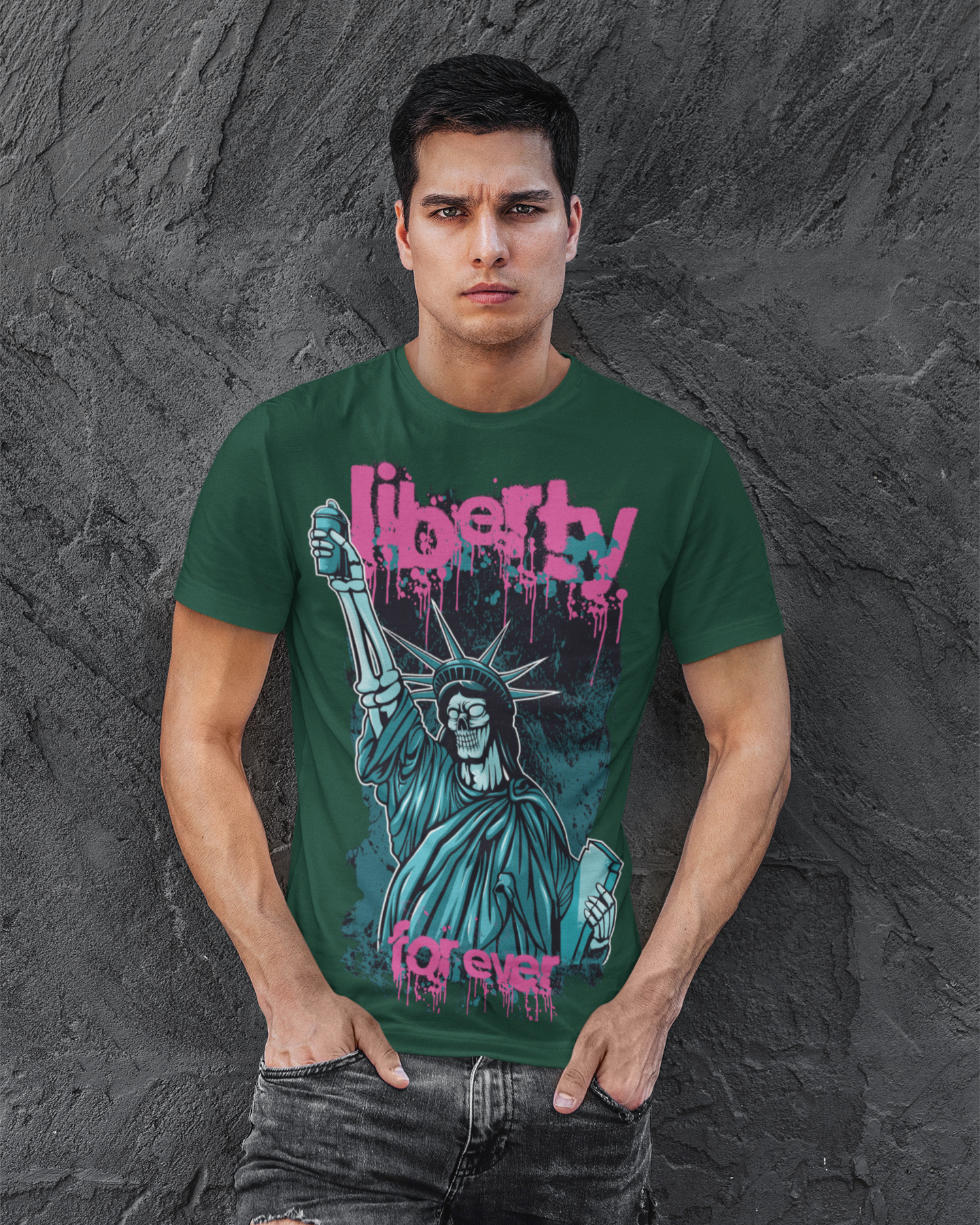 Printed T-Shirt - Regular Men - Liberty Forever