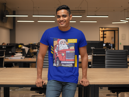 Printed T-Shirt - Regular Men - Santa Nikla Gaddi Leke