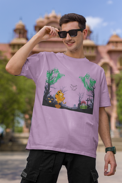 Oversized T- Shirt Men - Halloween Tee Fusion