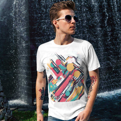 Printed T-Shirt - Regular Men - Abstract