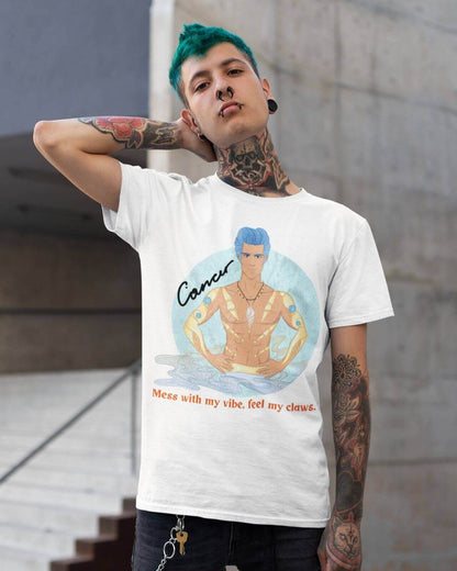 Printed T-Shirt - Regular Men - Cancer