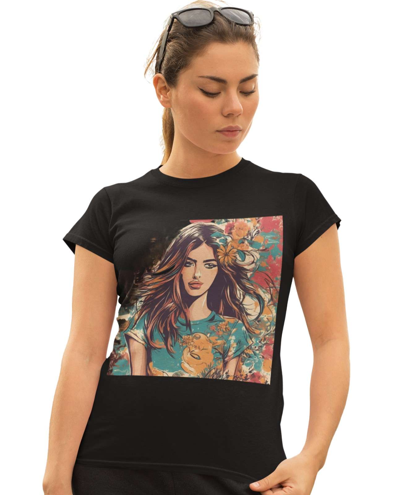 Printed T-Shirt - Regular Women - Radiant Dreamer