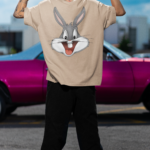 Oversized T-Shirt Men - Bugs Bunny Tee Fusion
