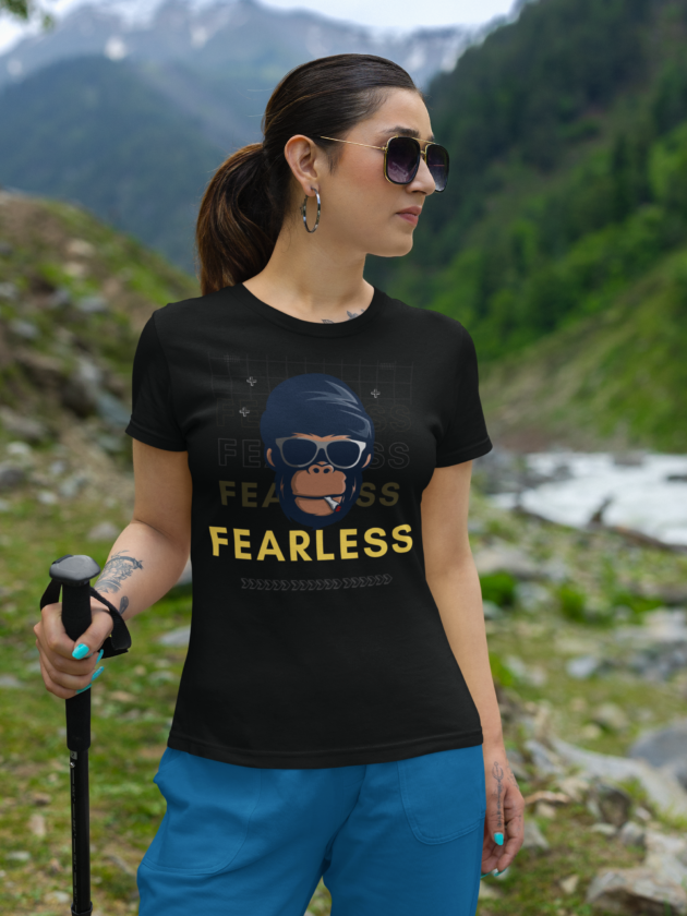 Printed T-Shirt - Regular Women - Fearless Tee Fusion