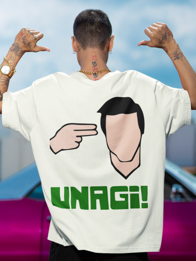 Oversized T-Shirt Men - Unagi Tee Fusion