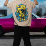 Oversized T-Shirt Men - Bumble Bee Tee Fusion