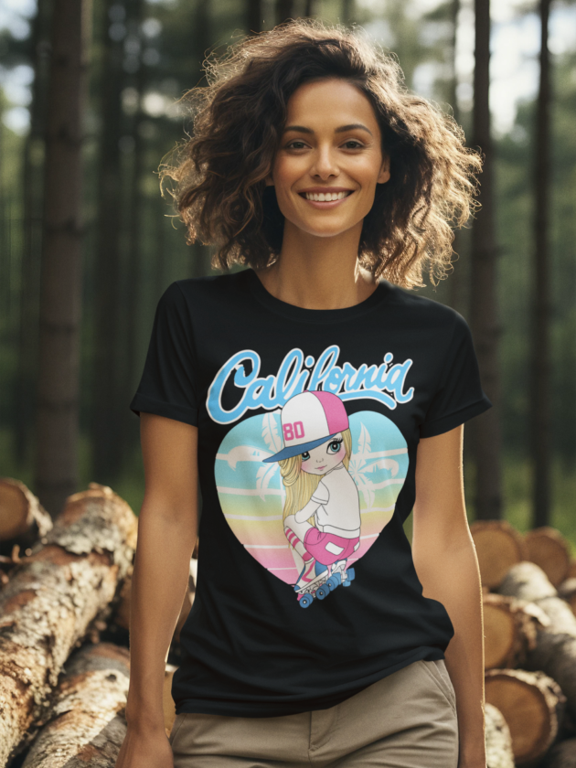 Printed T-Shirt - Regular Women - California Tee Fusion