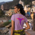 Printed T-Shirt - Crop Tops - Front - Wings to Fly Tee Fusion