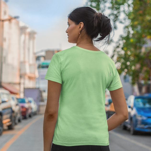 Women Regular – Solid- Mint Green
