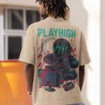 Oversized T- Shirt Men - Play High Tee Fusion