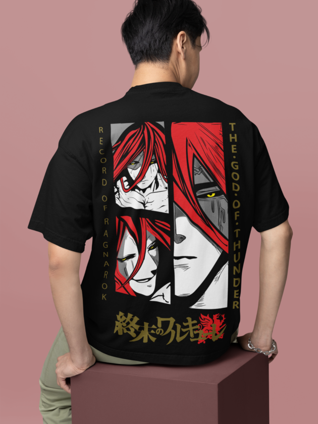 Oversized T- Shirt Men - The Lord of Thunder Tee Fusion