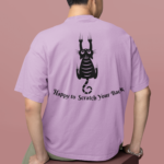 Oversized T- Shirt Men - Scratch your back Tee Fusion