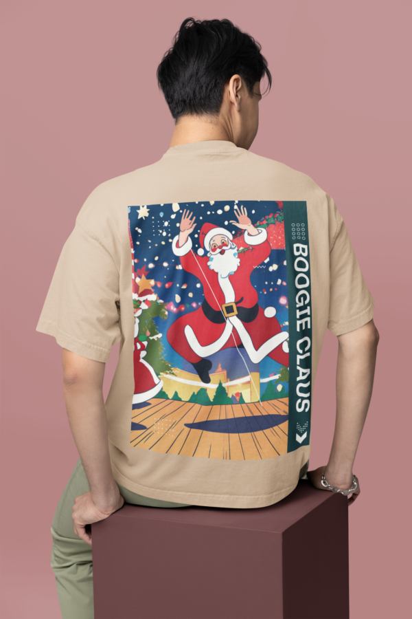 Oversized T- Shirt Men - Boogie Claus - Image 2