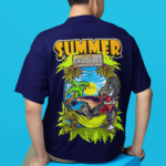 Oversized T- Shirt Men - Summer Chill Vibes Tee Fusion