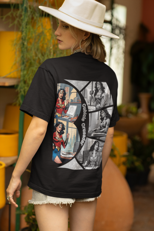 back-view-stanley-stella-t-shirt-mockup-of-a-woman-posing-with-a-boho-style-m36854