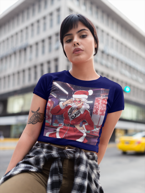 Printed T-Shirt - Crop Tops - Chic Claus - Image 4