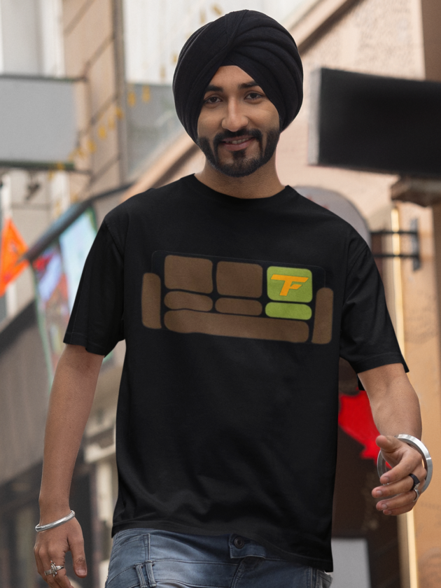 Printed T-Shirt - Regular Men - That's my Spot Tee Fusion