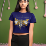 Printed T-Shirt - Crop Tops - Take It Easy Tee Fusion