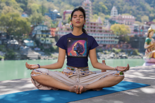 crop-top-mockup-of-a-calm-woman-meditating-near-a-lake-m33672
