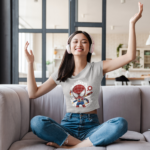Printed T-Shirt - Crop Tops - Front - Iron Spider Tee Fusion