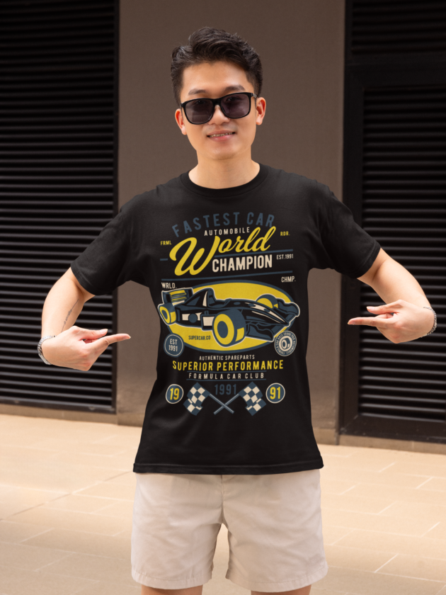 Printed T-Shirt - Regular Men - World Champion Tee Fusion