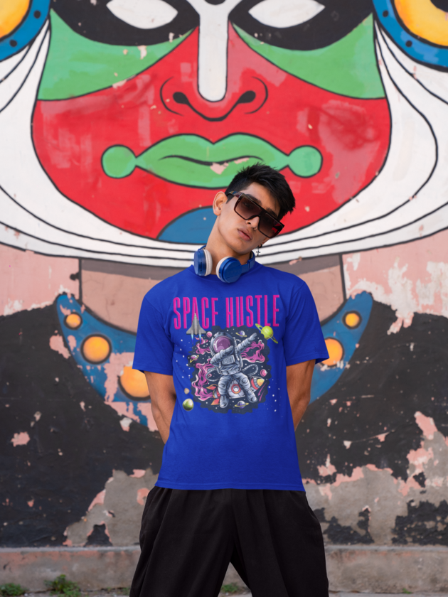 Printed T-Shirt - Regular Men - Space Hustle Tee Fusion