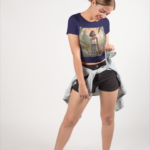 girl-having-fun-at-the-studio-wearing-a-crop-top-t-shirt-mockup-a19558