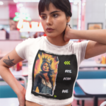 latina-woman-wearing-a-crop-top-tee-mockup-at-a-restaurant-a19416