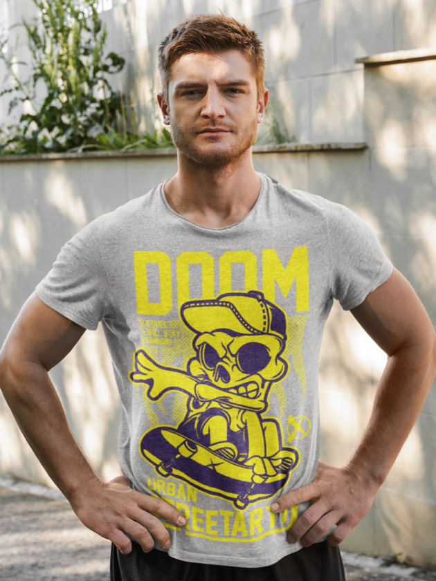 Printed T-Shirt - Regular Men - DOOM Tee Fusion