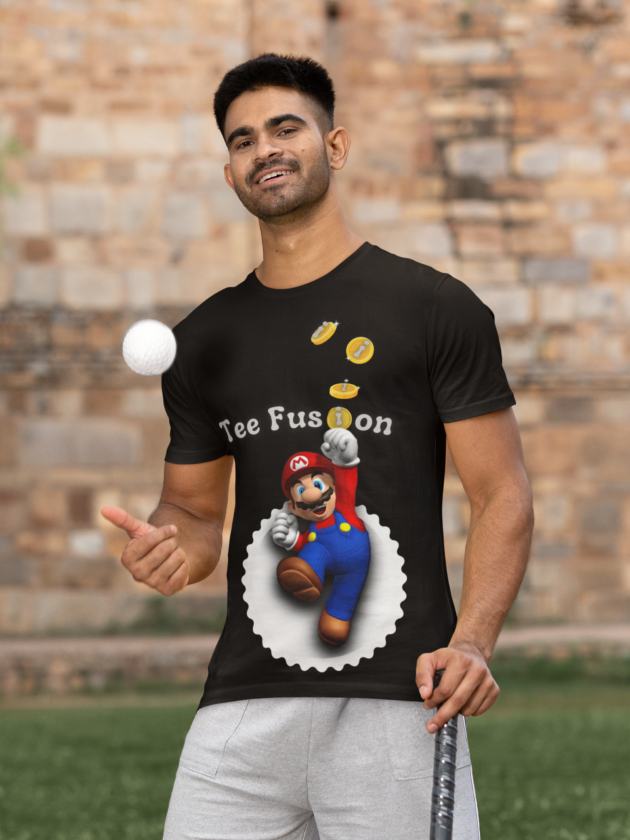 Printed T-Shirt - Regular Men - Mario Fusion Tee Fusion