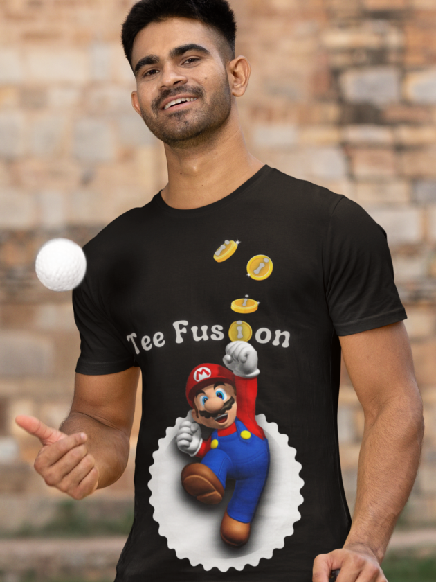 Printed T-Shirt - Regular Men - Mario Fusion Tee Fusion