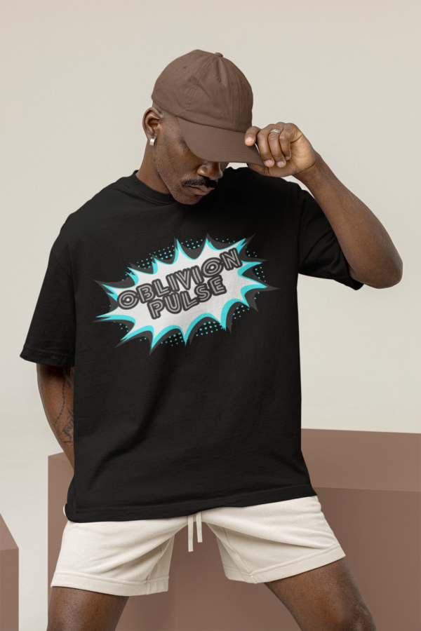Oversized T- Shirt Men - Oblivion Pulse - Image 11