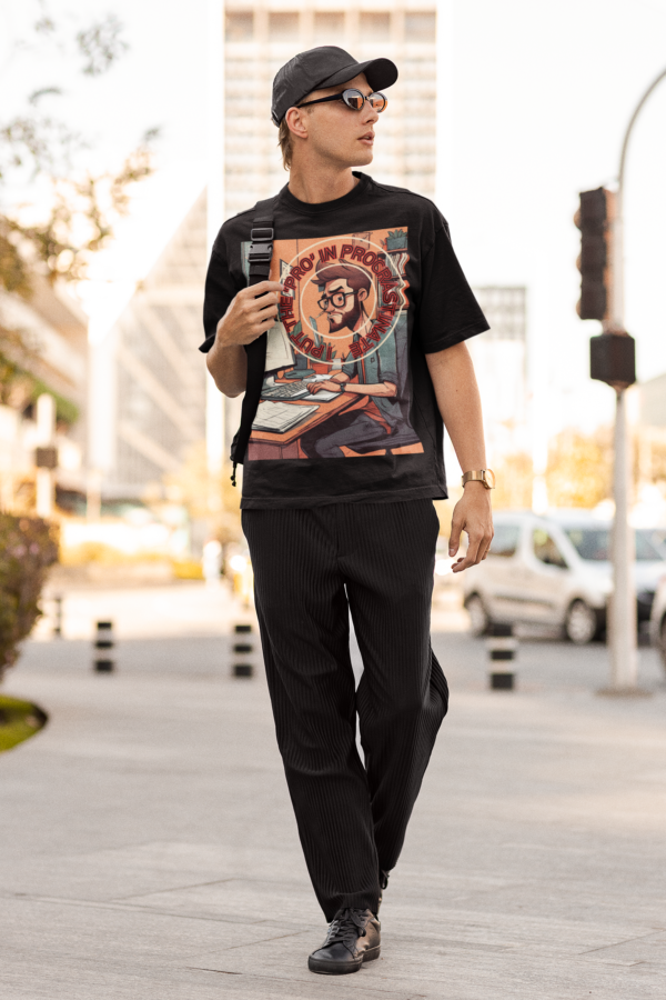 mockup-of-a-tall-man-with-a-round-neck-tee-walking-on-the-sidewalk-m25262