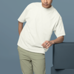 Oversized T- Shirt Men - Living the Afterlife Tee Fusion