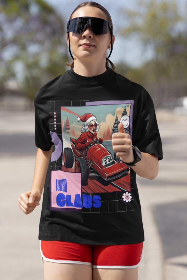 Oversized T- Shirt Women - Turbo Claus - Image 6