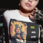portrait-of-a-latina-girl-wearing-a-crop-top-tee-mockup-at-night-a19420