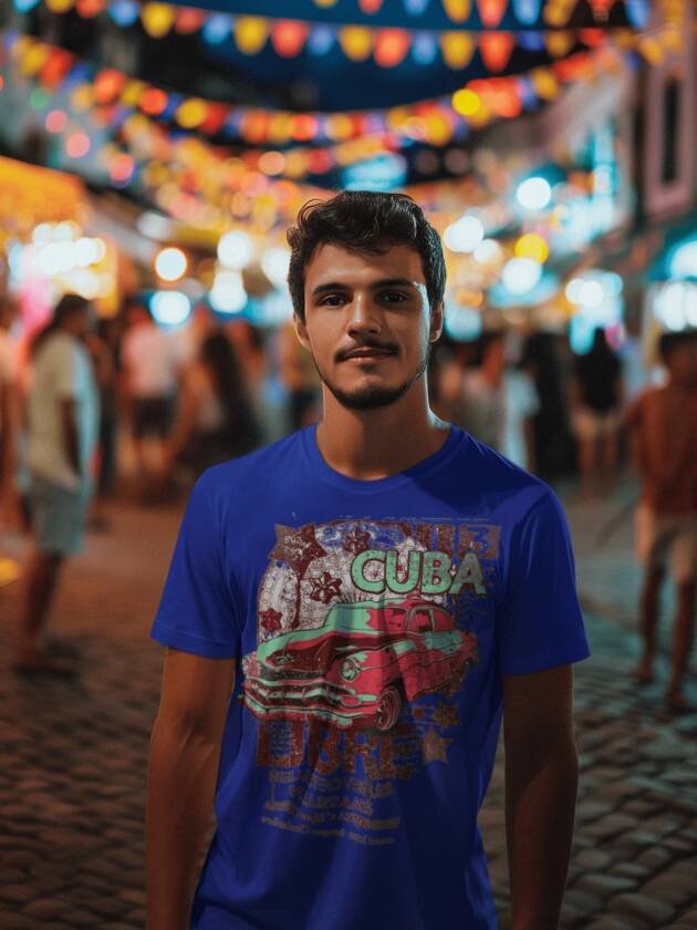 Printed T-Shirt - Regular Men - Cuba Libre Tee Fusion