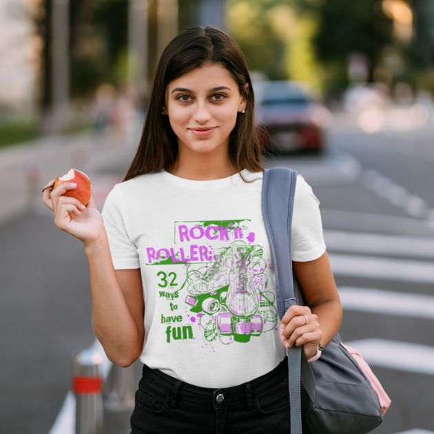 Printed T-Shirt – Regular Women – Rock N Roll