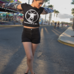Printed T-Shirt - Crop Tops - Front - Greatest of All Time Tee Fusion