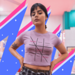 Printed T-Shirt - Crop Tops - Fearless Warrior Princess Tee Fusion