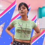 Printed T-Shirt - Crop Tops - Fearless Warrior Princess Tee Fusion